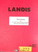 Landis-Landis 10\" x 20\" Type 1R, Universal Grinders parts manual-10\"-1R-20\"-01